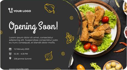restaurant's Banner